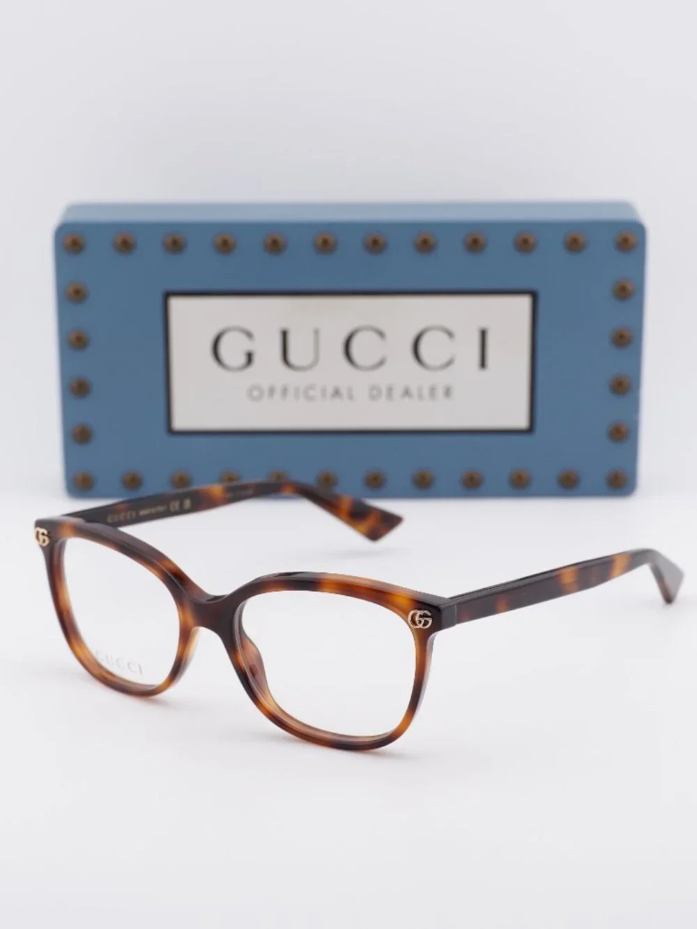 Gucci GG1816O 002 Cat Eye Eyeglasses - Havana 51mm